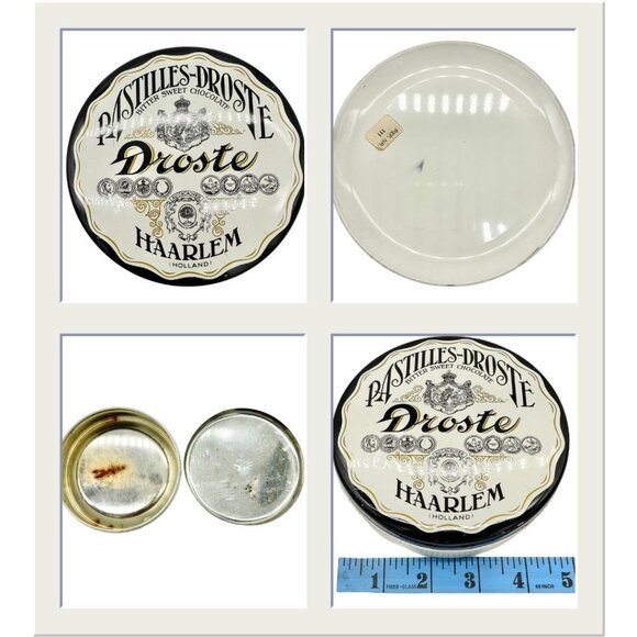 Vintage Droste Chocolates Set Of 7 Chocolate Tins and Boxes Holland Collectibles - Picture 2 of 8